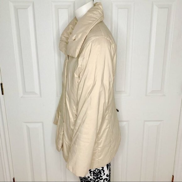 YOUR SIXTH SENSE German winter neutral cream jacket women size 8 - Picture 6 of 13